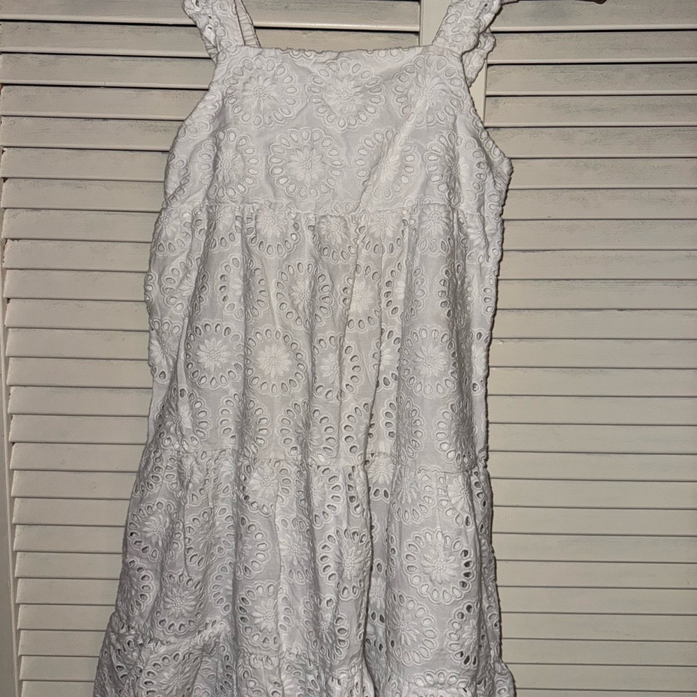 Vineyard Vines White Smocked Dress